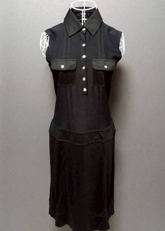 BURBERRY LONDON ノースリーブ ワンピース ブラック