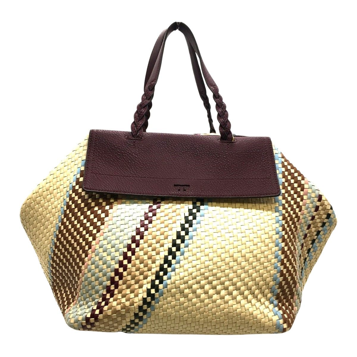 TORY BURCH トリーバーチ 2WAYバッグ マルチ 編込み マルチ
