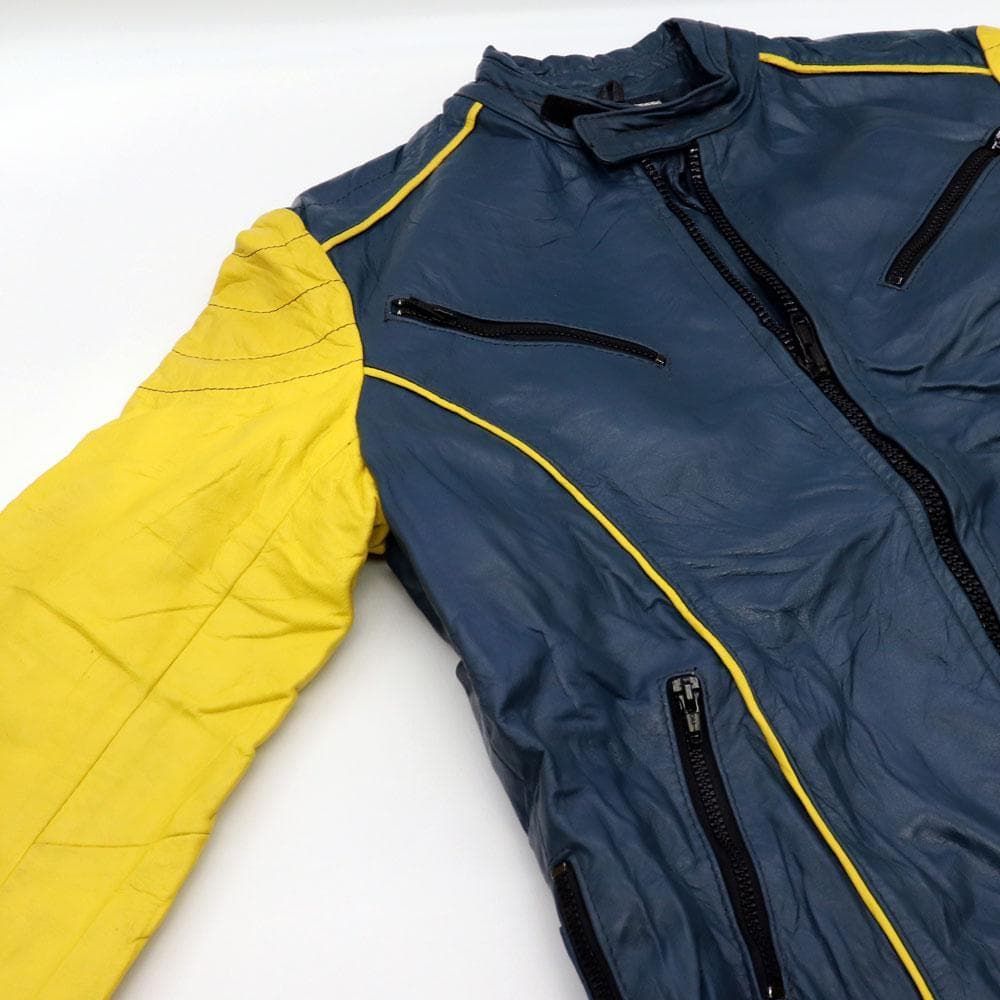 80-90s WOLFF OF CANADA カナダ製レザーライダースジャケット