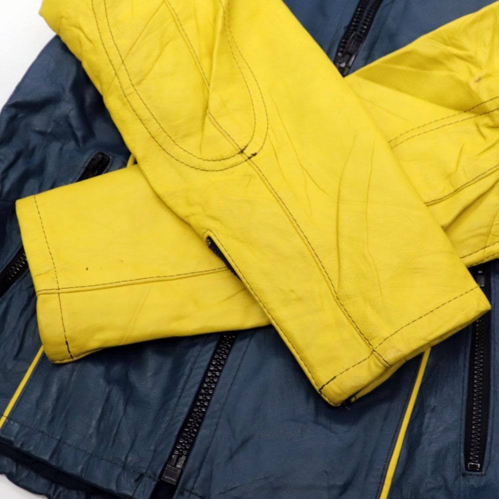 80-90s WOLFF OF CANADA カナダ製レザーライダースジャケット