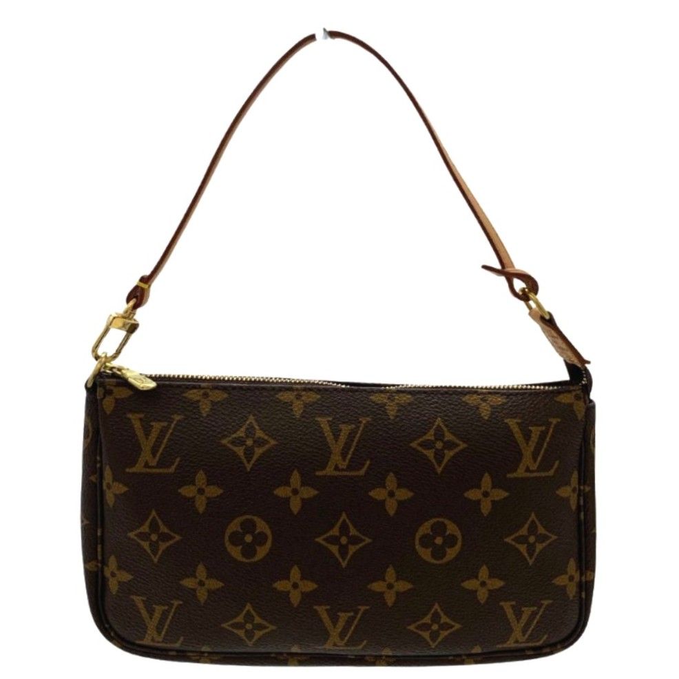 ルイ ヴィトン ハンドバッグ M51980 モノグラム ポシェット アクセソワール ブラウン コンパクト パーティーバッグ レディース