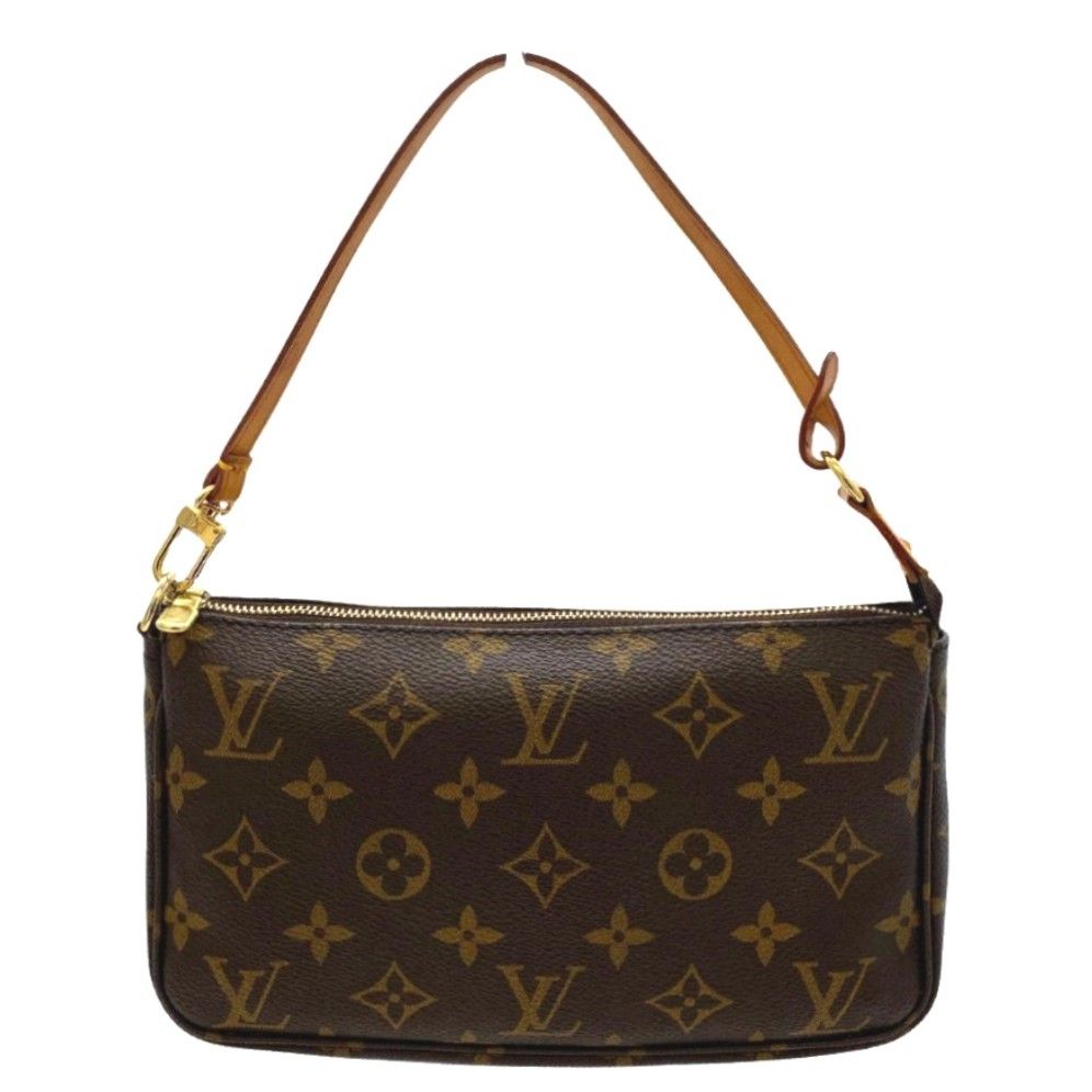 ルイ ヴィトン ハンドバッグ M51980 ポシェット アクセソワール モノグラム ブラウン コンパクト パーティーバッグ レディース