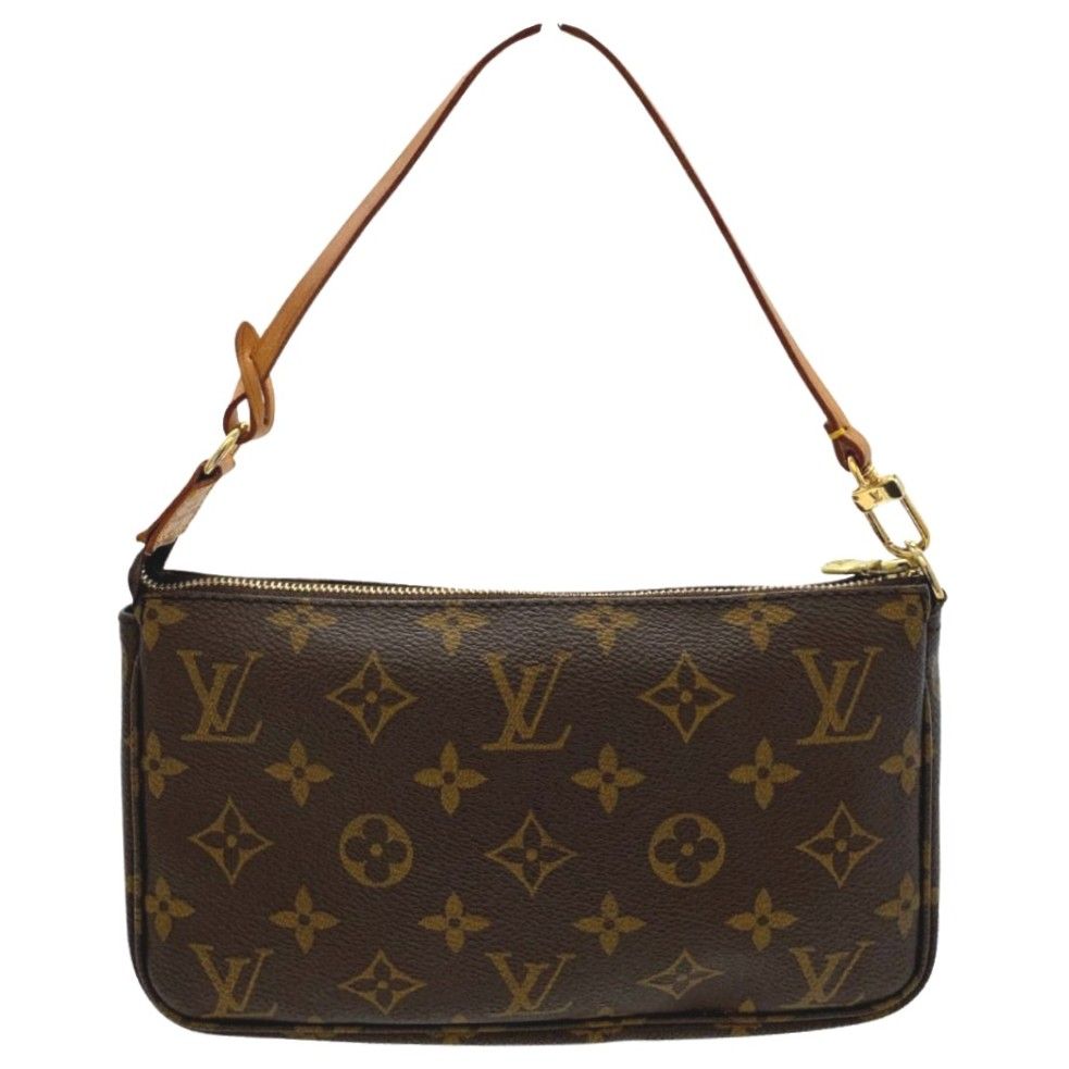ルイ ヴィトン ハンドバッグ M51980 ポシェット アクセソワール モノグラム ブラウン コンパクト パーティーバッグ レディース