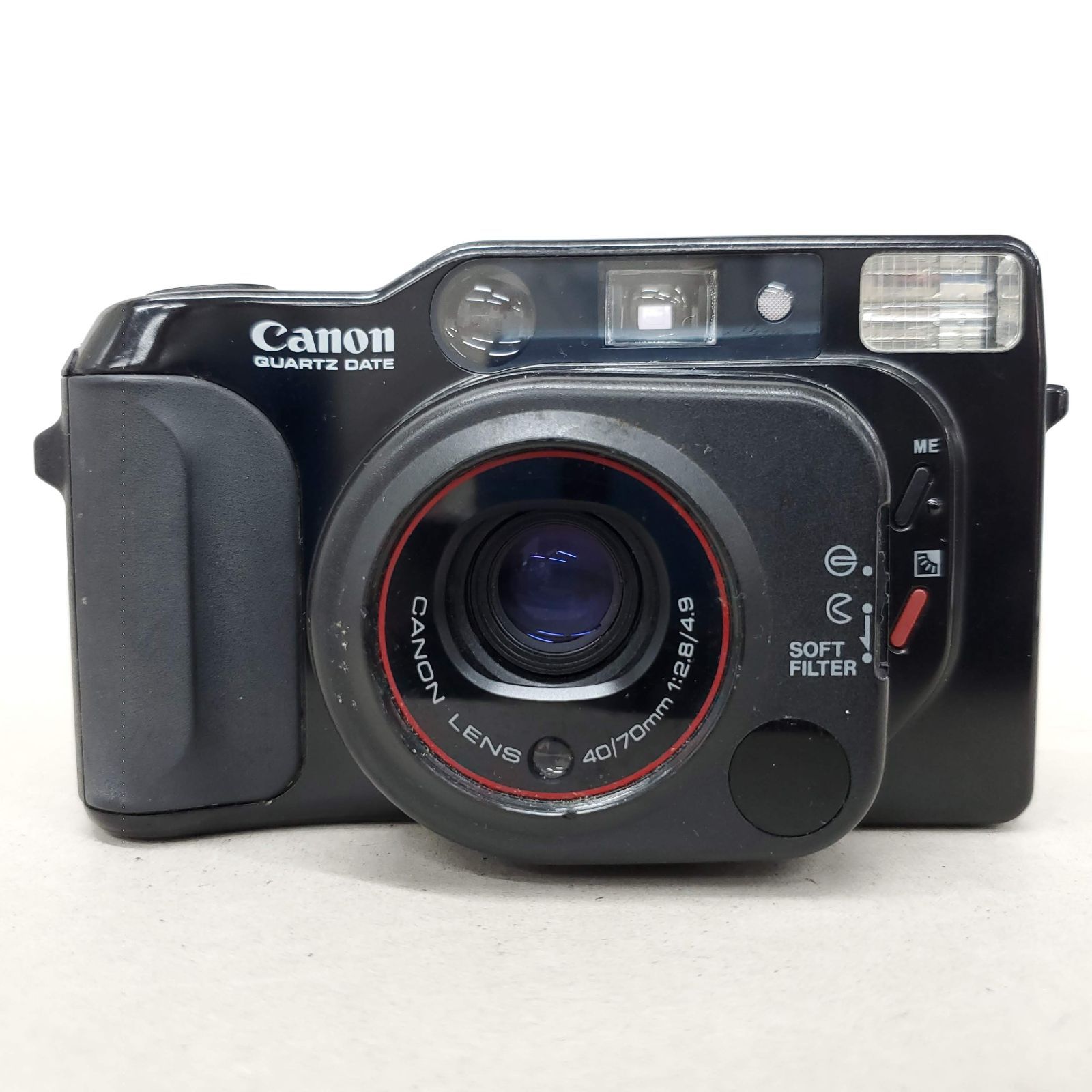 動作 済 Canon Autoboy TELE QUARTZ DATE F0926-320-1-12v