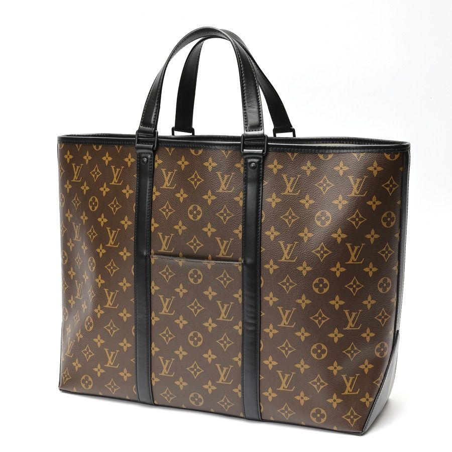 ルイヴィトン LOUIS VUITTON ウィークエンド トート GM M45733 モノグラム マカサー ブラック 商品番号 S-159441