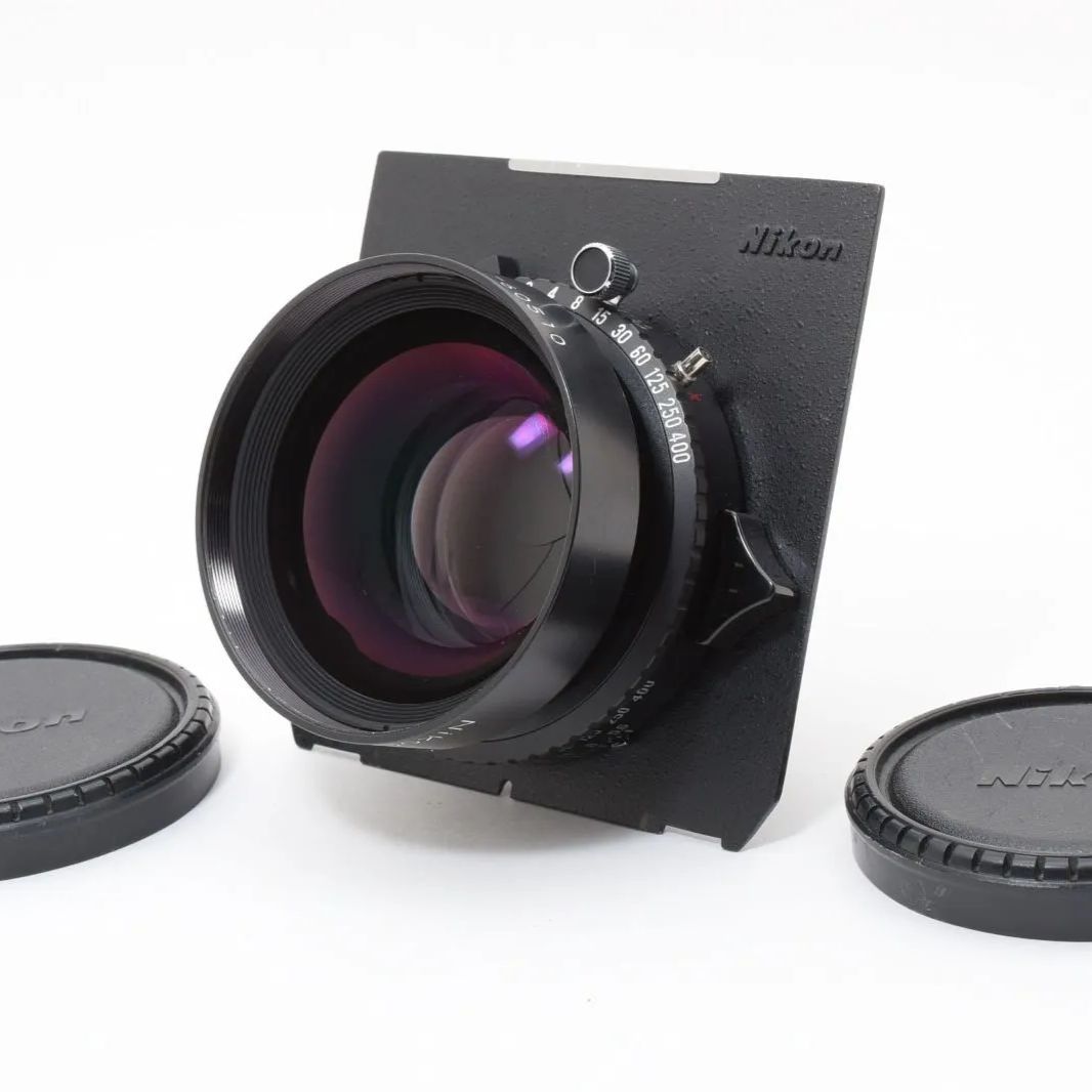 Nikon NIKKOR W 210 mm F 5 6 大判レンズ COPAL 0 シャッター付 動作良好 ニコン ボード付 大判カメラ用 NIKKORW