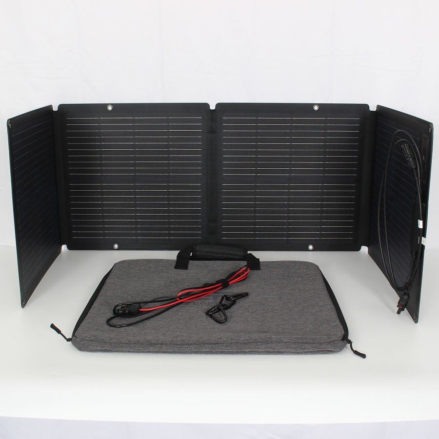 EcoFlow ソーラーパネル 110W EFSOLAR110N EF-Flex-110 ソーラーチャージャー ポータブル電源 エコフロー 本体