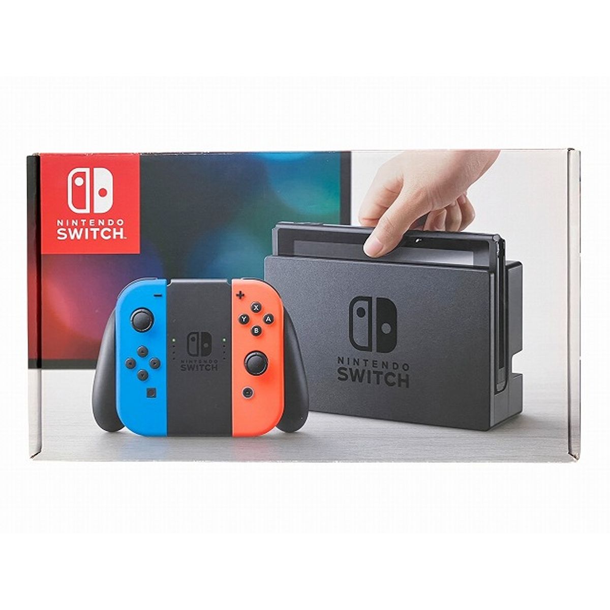 Nintendo Switch HAC-001 Joy-Con ネオンブルー ネオンレッド 任天堂 スイッチ 本体 箱あり O10567865