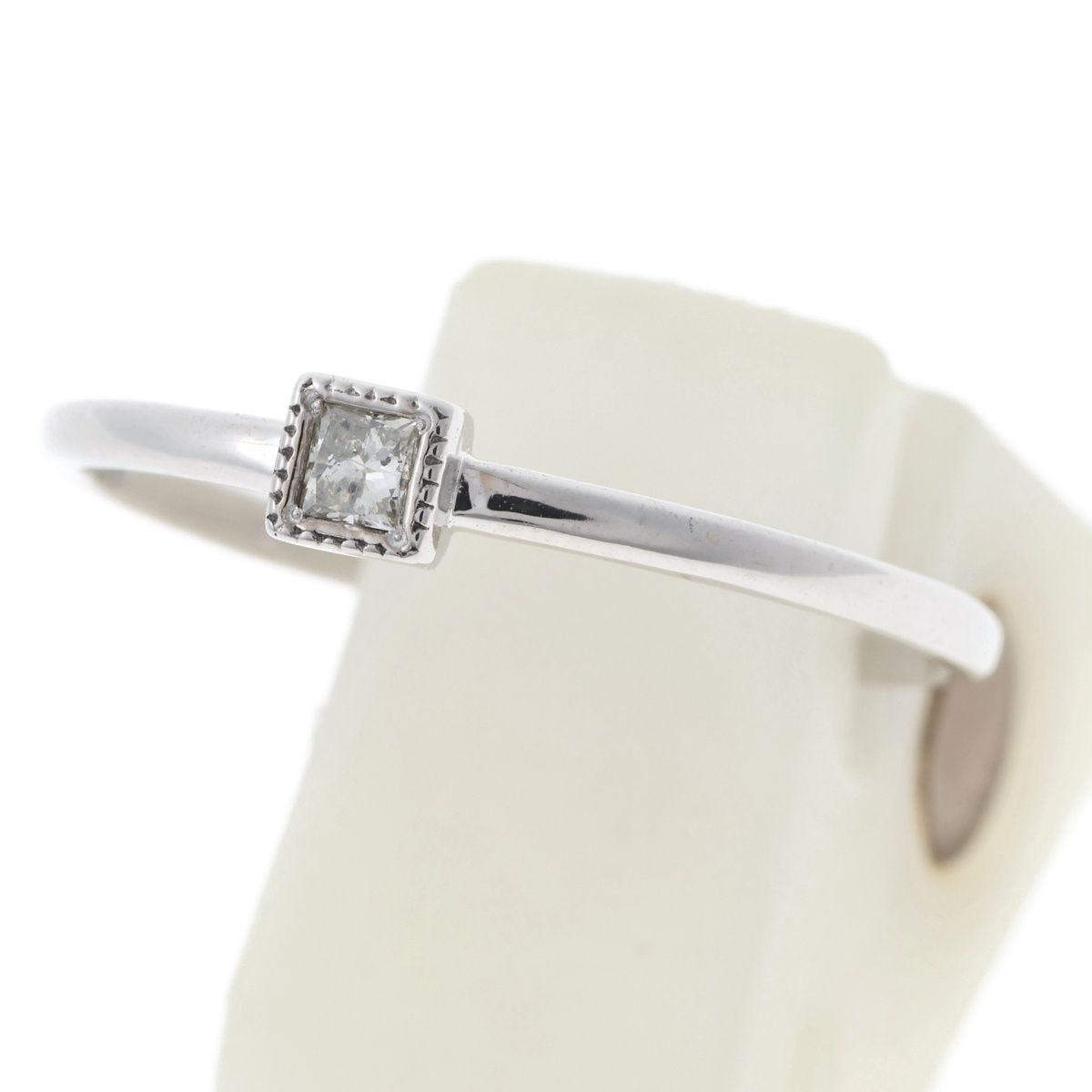 K10WG リング ダイヤモンド0.05ct. ＃11 B-158323