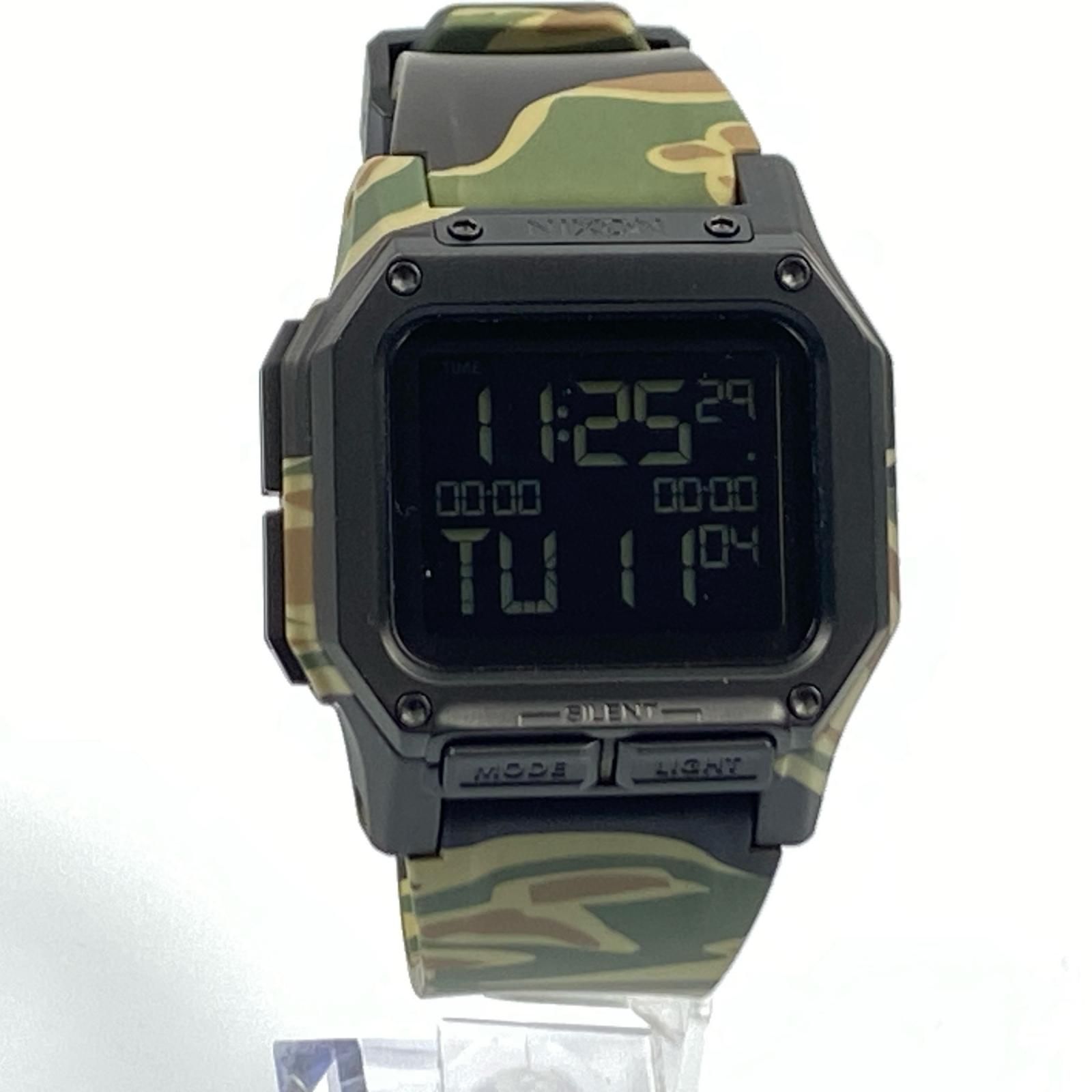 NIXON ニクソン 腕時計 Regulus A 1180 デジタルクォーツ カモ 131