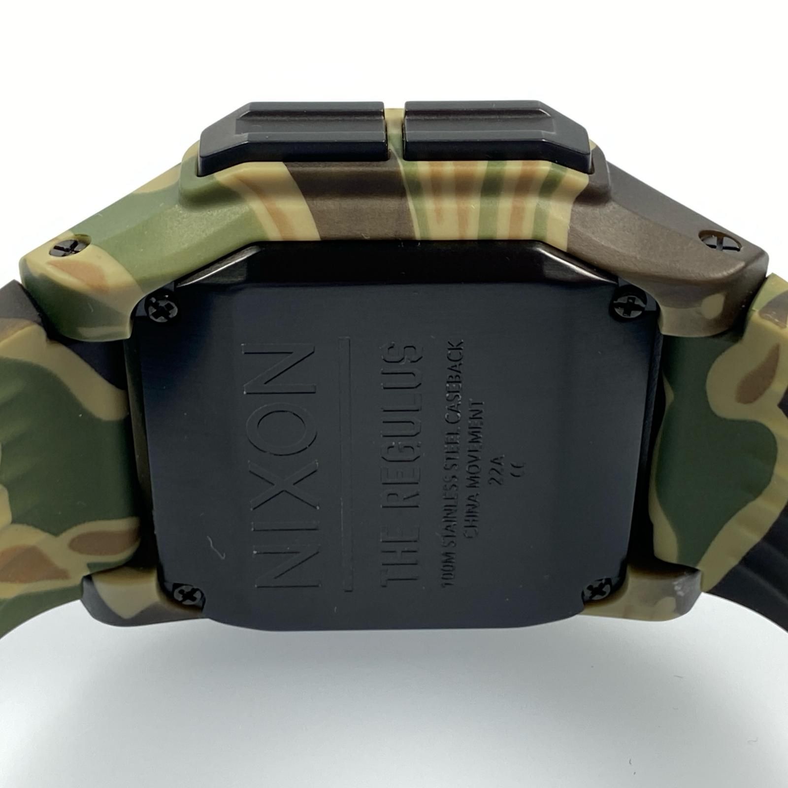  NIXON ニクソン 腕時計 Regulus A 1180 デジタルクォーツ カモ 131 その他 時計