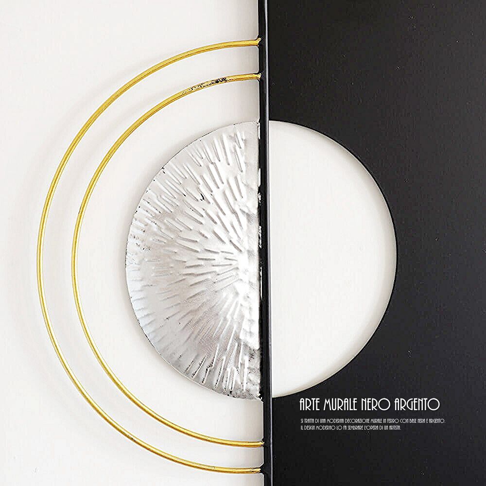 ウォールアート 壁掛け 壁飾り モダン ブラック - シルバー インテリア 壁 アートパネル 北欧 雑貨 リビング おしゃれ ウォールデコレーション シンプル ウォールアート 壁デコ アートボード インテリア雑貨 壁面装飾 アーティスティック ディスプレイ