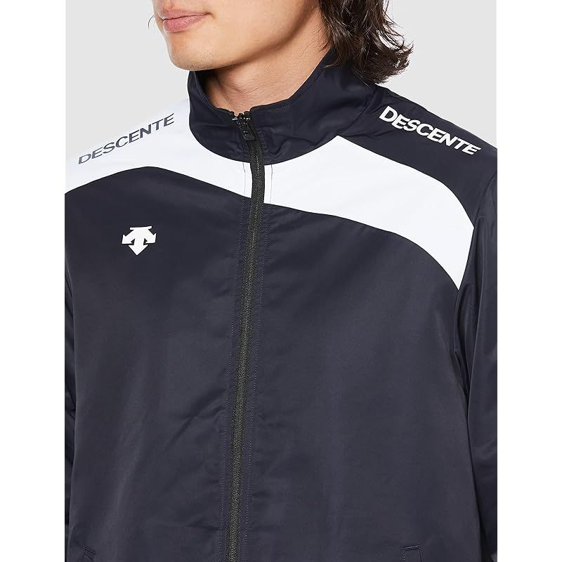 デサント ウインドブレーカー 定番 防風 保温 裏トリコット 前開き 動きやすい トレーニング ジム ランニング メンズ チーム DNVY DTM-3550B M 0