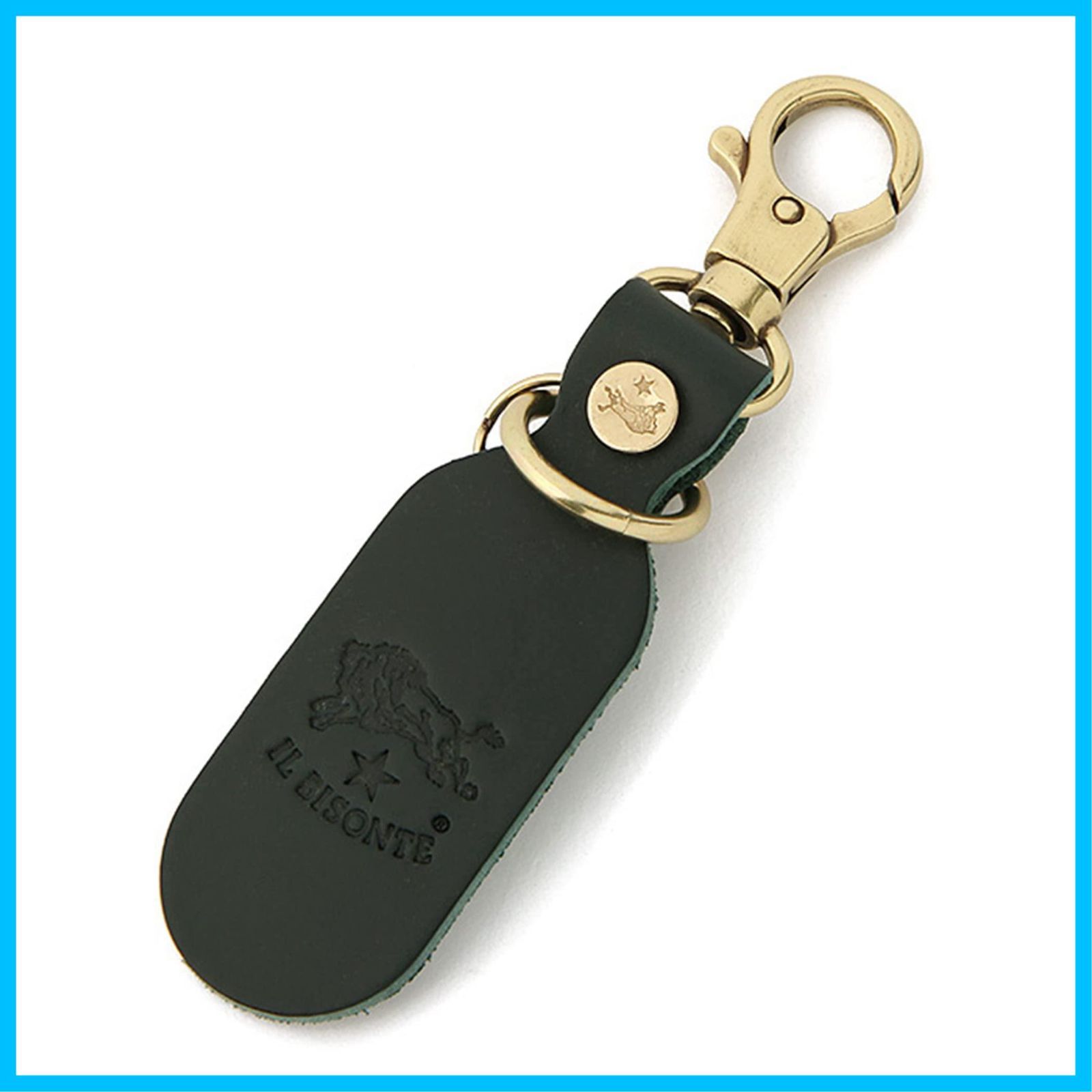 商品 メンズ レディース 牛革 本革 レザー ユニセックス キーホルダー キーリング イルビゾンテ BISONTE IL