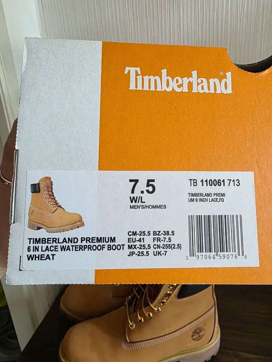 ティンバーランド 6インチ ウォータープルーフ ブーツ 255