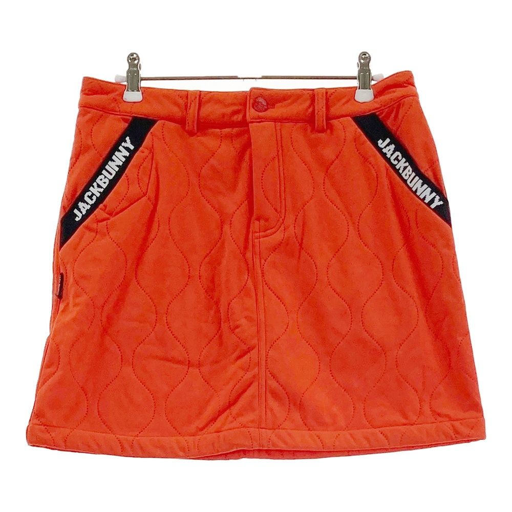 サイズ 2 JACK BUNNY ジャックバニー 裏起毛 インナー付 スカート オレンジ系 240101549020 ゴルフウェア レディース ストスト
