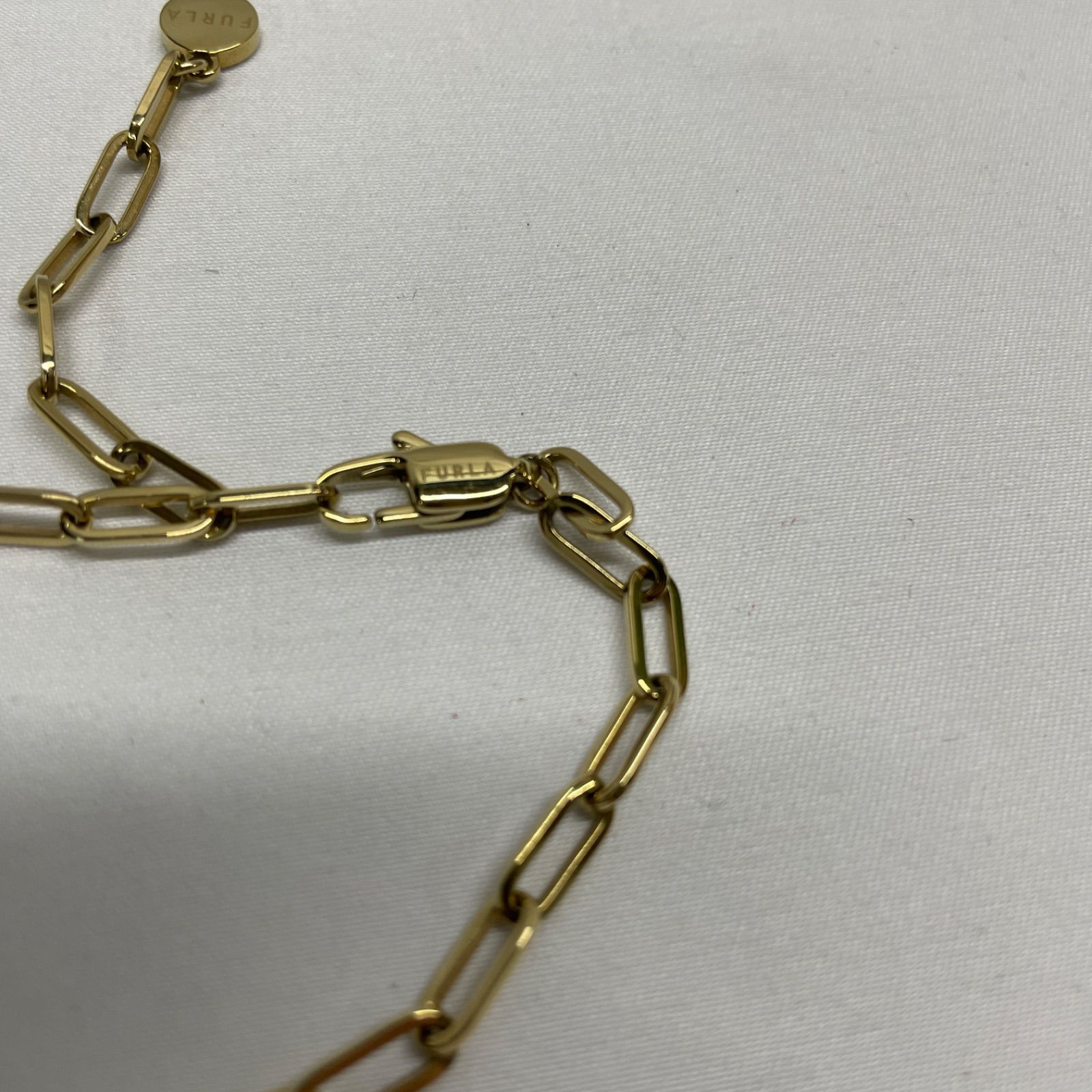 FURLA アーチダブル ネックレス FJ0130NTU 全長約45cm 使用感ふつう キズ汚れあり ステンレス フルラ 110409 FORTGASGNV_COM_BR