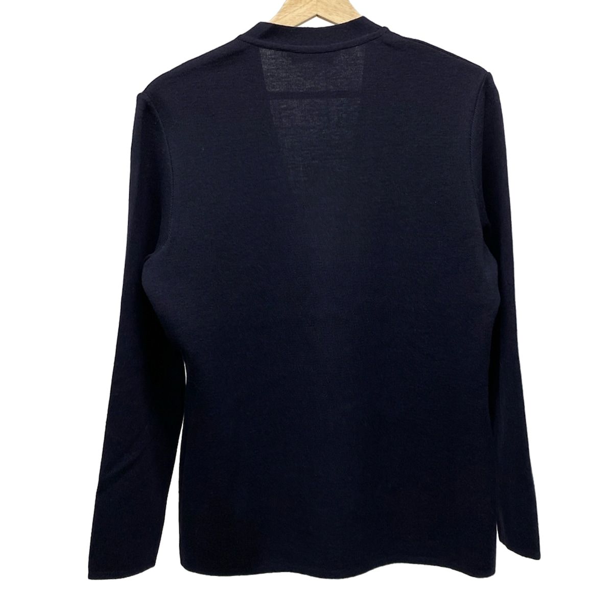 FERRAGAMO SalvatoreFerragamo サルバトーレフェラガモ カーディガン サイズS ガンチーニ ダークネイビー