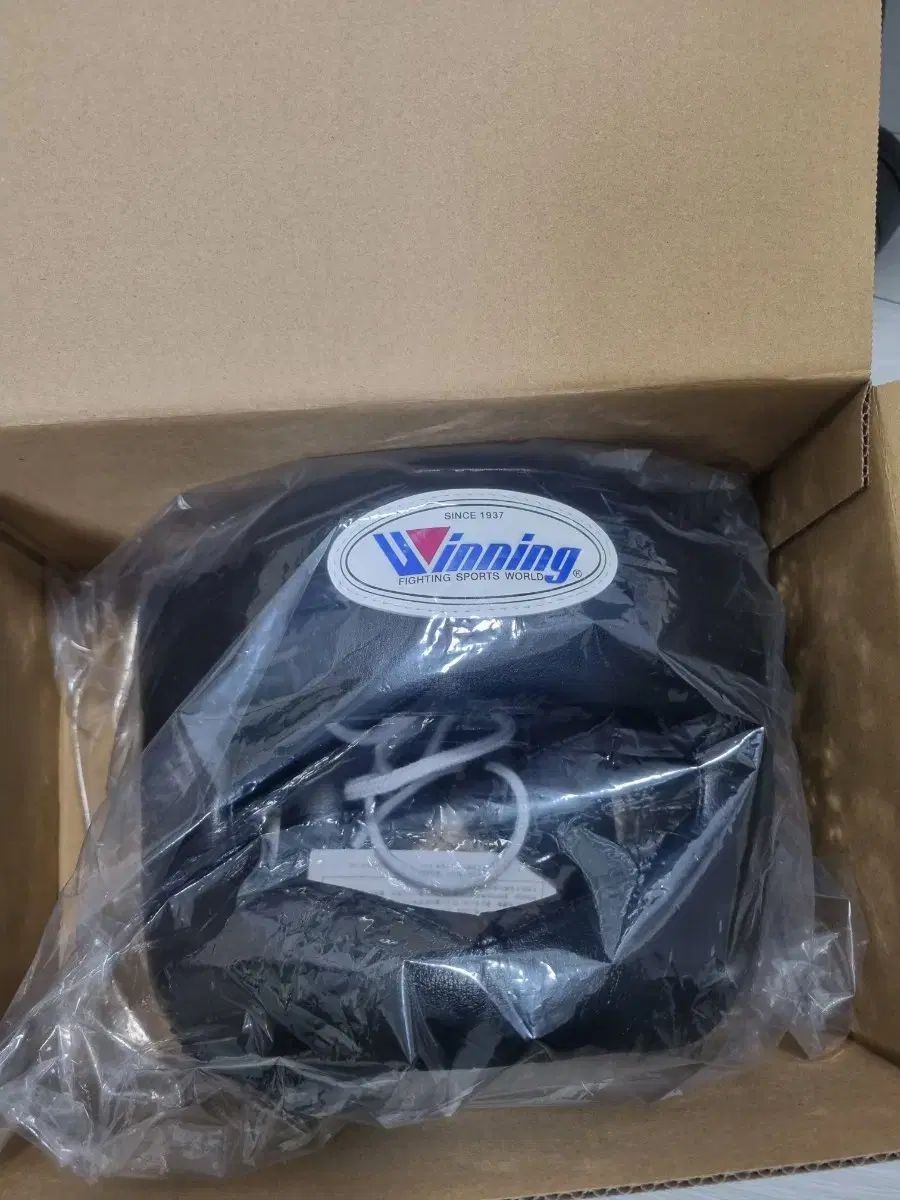 ウィニング コ保護 ヘッドギア L ブラック