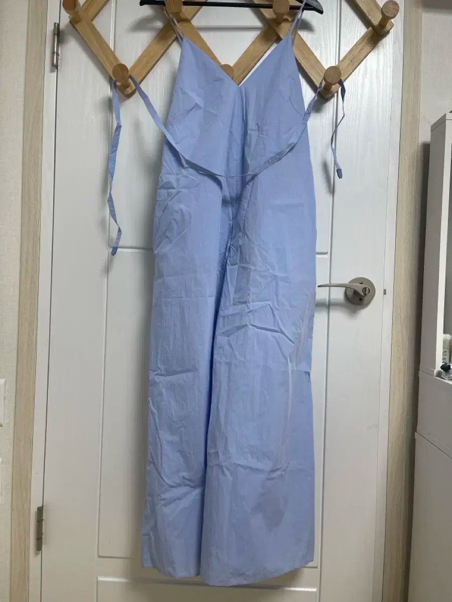 Juun.J レディース オールインワン 夏 デニム サスペンダー ズボン