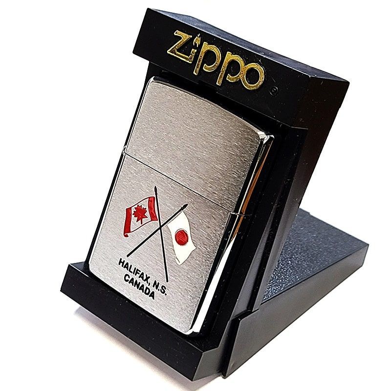  ZIPPO カナダ製 1994年製 国旗 日本 ジッポ ライター 絶版 オンタリオ製 シルバー ビンテージ かっこいい 廃盤 珍しい ヴィンテージ おしゃれ メンズ ギフト プレゼント ライター本体 喫煙具 ライター