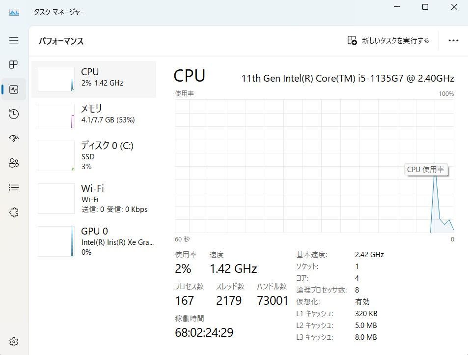 Dell Vostro 3500 CPU i 5-1135 G 7 第8世代 NVMe メモリ8 GB 無線LAN カメラ すぐに使えます