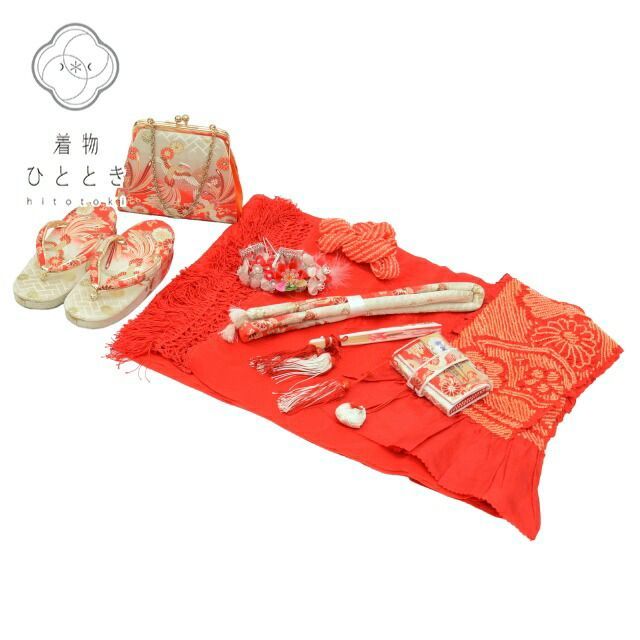 女の子 3歳 着付け小物 10点セット 草履 バッグ 帯締め 帯揚げ しごき はこせこ ビラ簪 末広 髪飾り kkb3303b 和服 カジュアル着物 アウトレット レトロ アンティーク プチプラ お洒落 普段着 お稽古 アウトレット きもの kim
