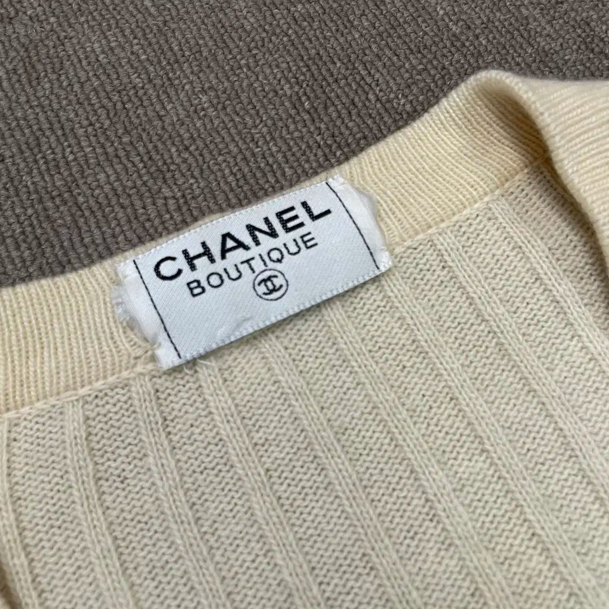 CHANEL ブティック ヴィンテージ ニット カーディガン 38