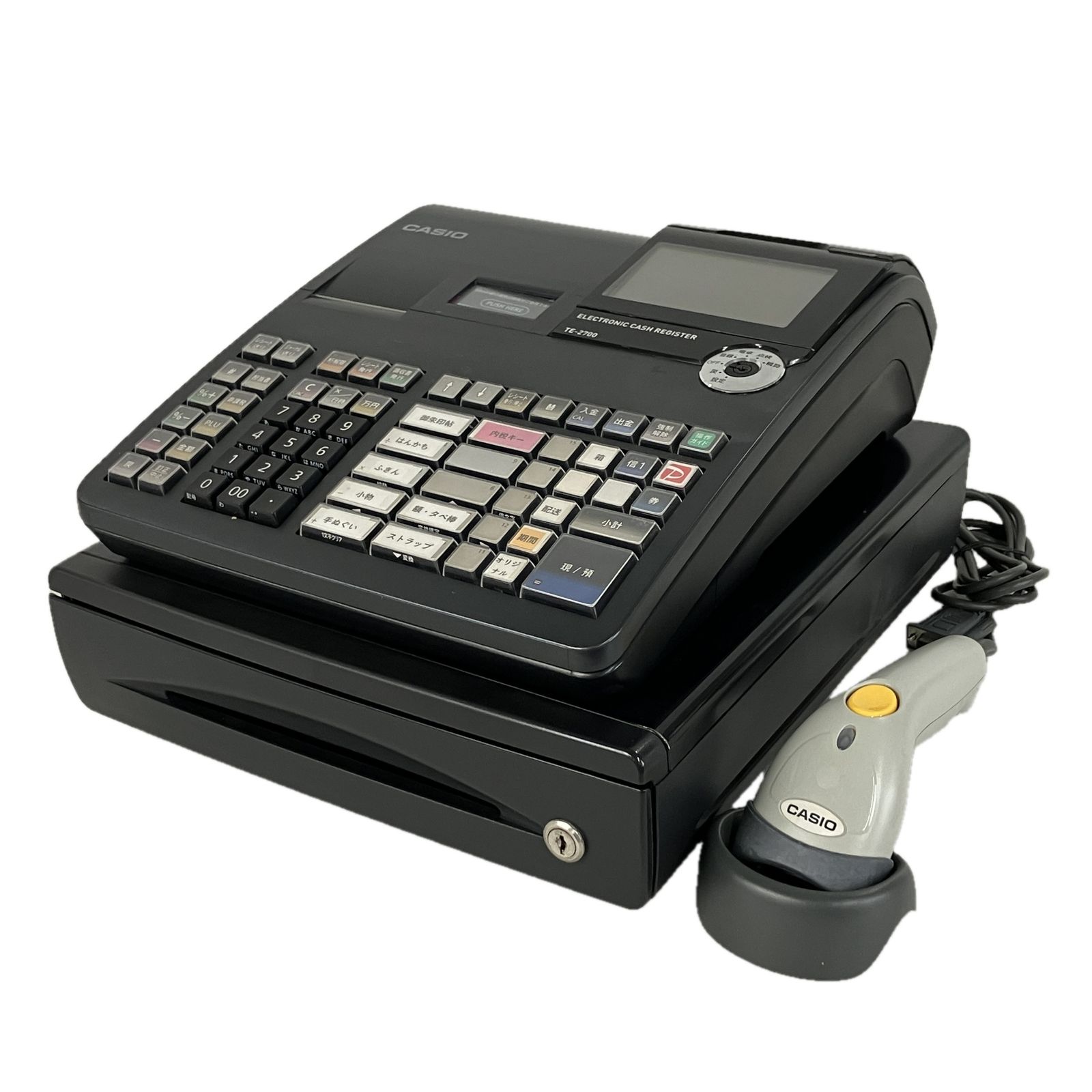 CASIO TE-2700 TE-2700-20SBK 電子 レジスター レジ カシオ Y10527236