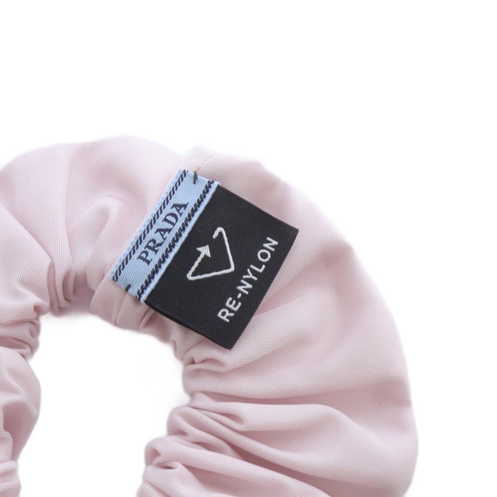 プラダ PRADA Re-Nylon シュシュヘアゴム ピンク 1IF015 DECORATOM_COM_BR