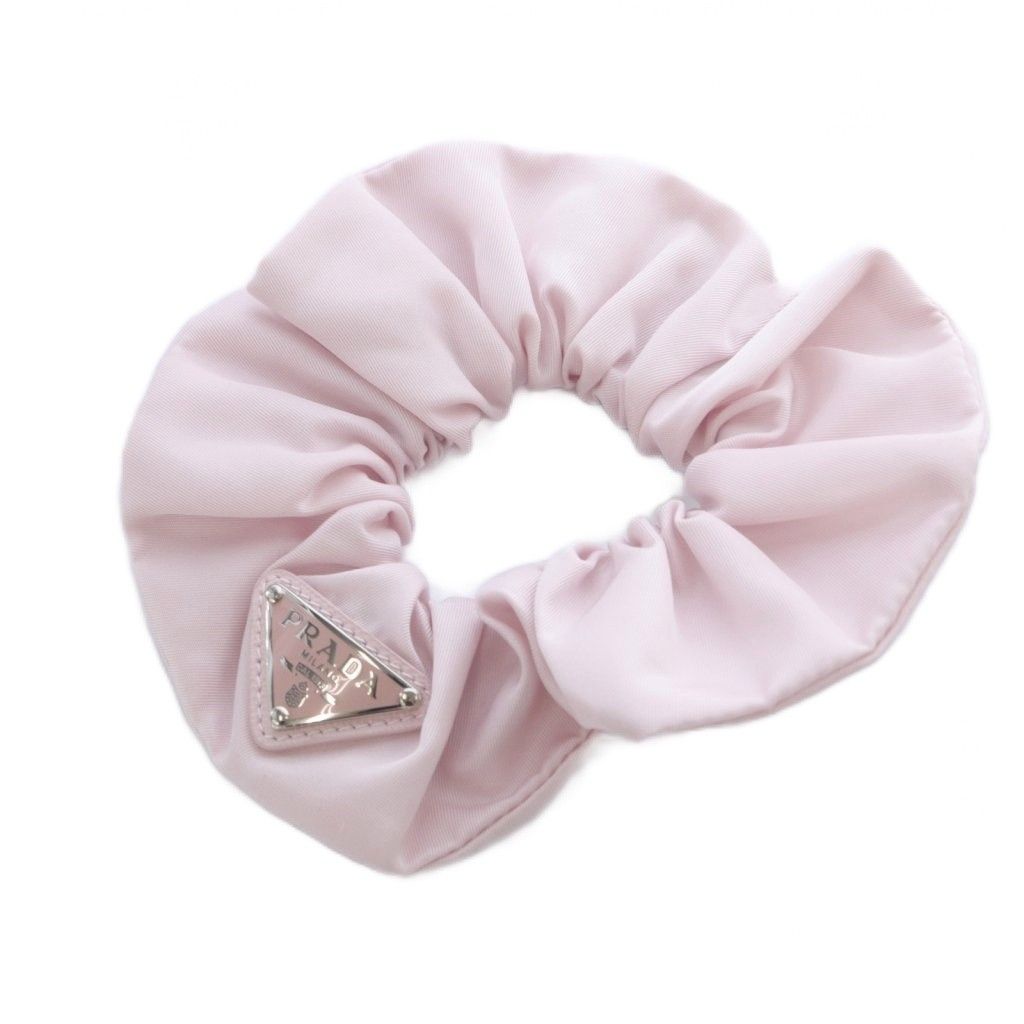 プラダ PRADA Re-Nylon シュシュヘアゴム ピンク 1IF015