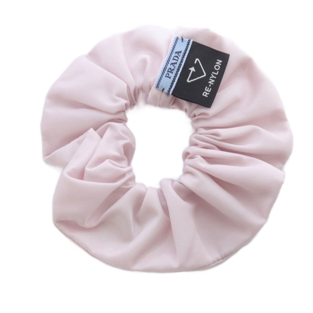 プラダ PRADA Re-Nylon シュシュヘアゴム ピンク 1IF015