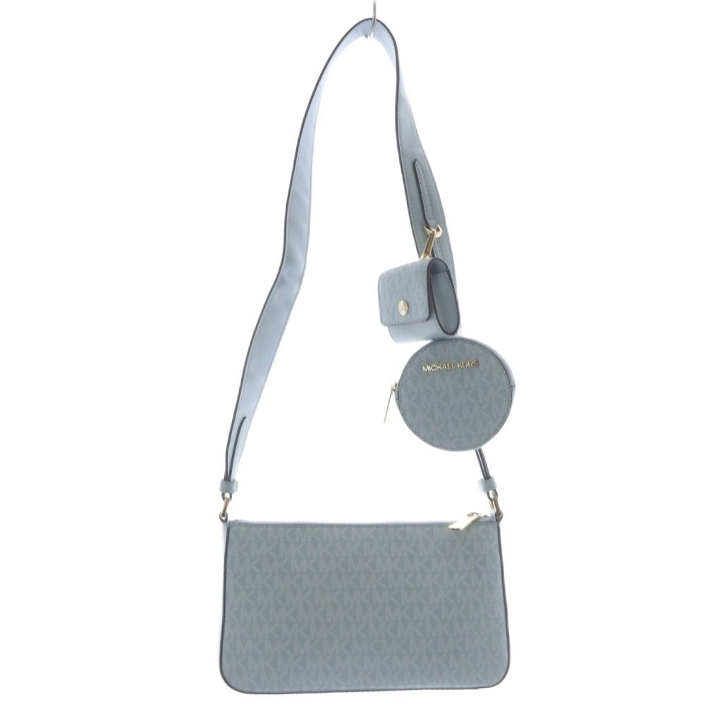 マイケルコース ショルダーバッグ 水色 ブルー 35S1GTVC3B