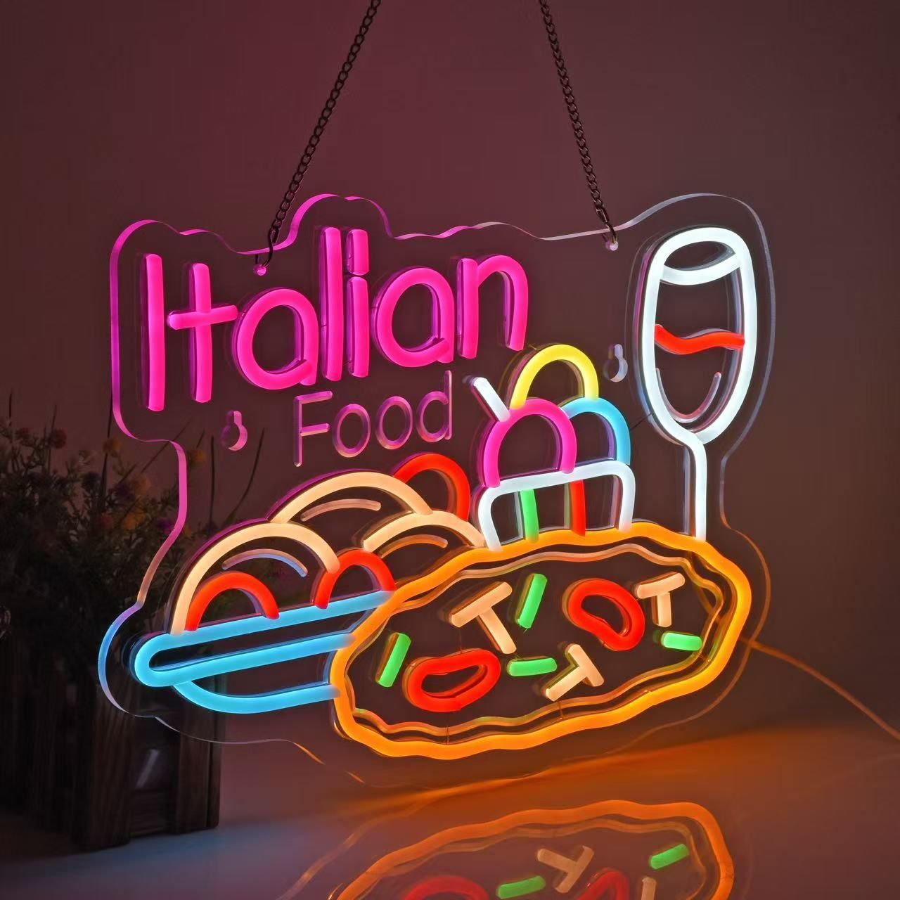 Italian Food LEDネオンサイン