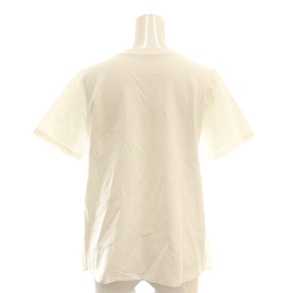 ダイアグラム グレースコンチネンタル Diagram GRACE CONTINENTAL 25SS スカーフプリントトップス Tシャツ カットソー 36 白 ホワイト マルチ CX OS