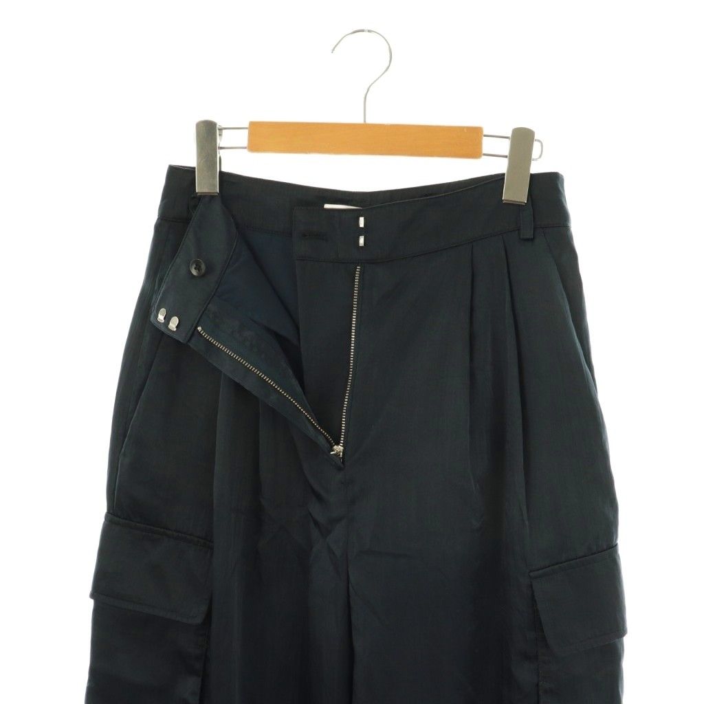 ティビ tibi Deuxieme Classe取扱 SHINY NYLON カーゴパンツ ワイドパンツ 00 ネイビー ES OS WWW_DECORATOM_COM_BR