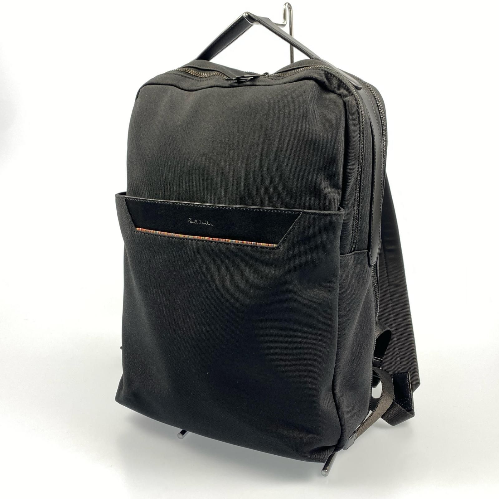 姫路東店 Paul Smith ポール スミス リュック デイパック トラベル スクエアリュック 883590 N163 ブラック 121