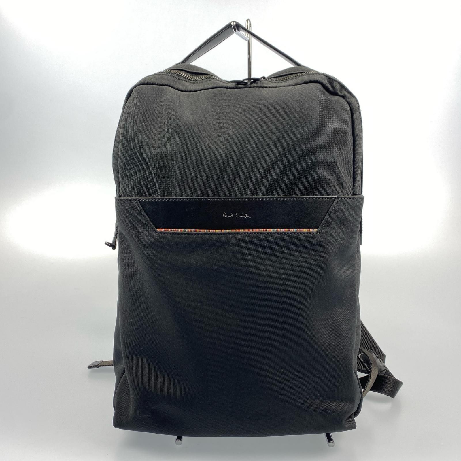 姫路東店 Paul Smith ポール スミス リュック デイパック トラベル スクエアリュック 883590 N163 ブラック 121