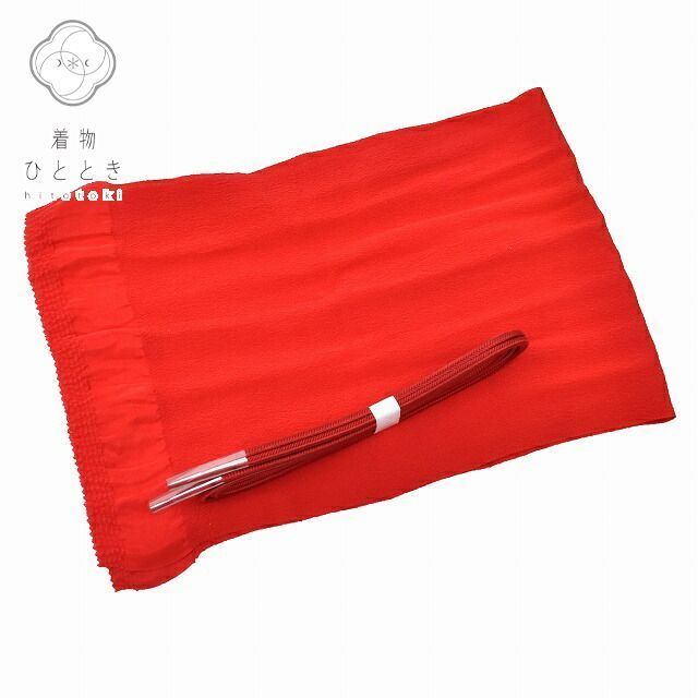 リサイクル着物 締め 帯揚げ 正絹 セット カジュアル 和装小物 赤色系 特品 和服 カジュアル着物 アウトレット レトロ アンティーク プチプラ お洒落 普段着 お稽古 アウトレット きもの kimono kkb0759b