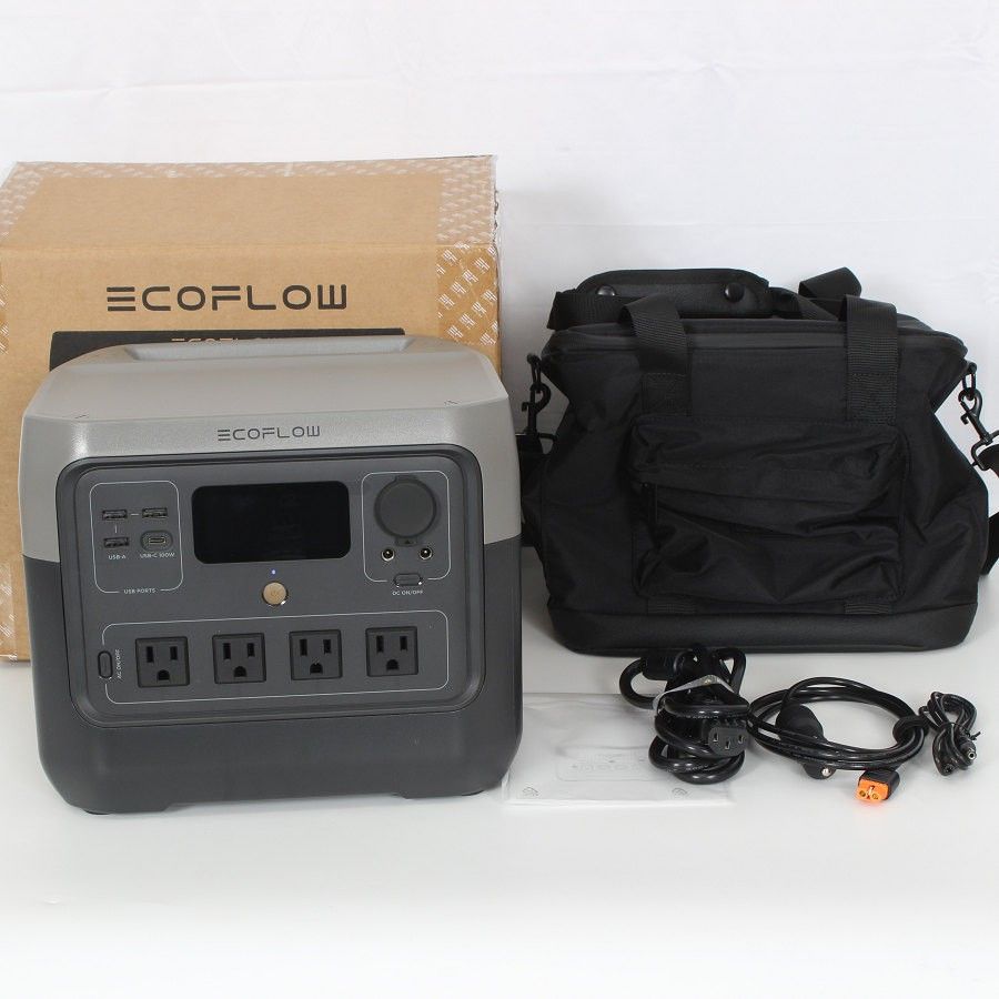 EcoFlow RIVER 2 Pro ZMR620-B-JP ポータブル電源 エコフロー デルタ EFR620 本体