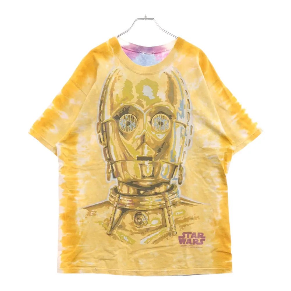 訳あり　スターウォーズ 　リキッドブルー 半袖Tシャツ タイダイ柄 中古・古着通販】STAR WARS (スターウォーズ) タイダイTシャツ
