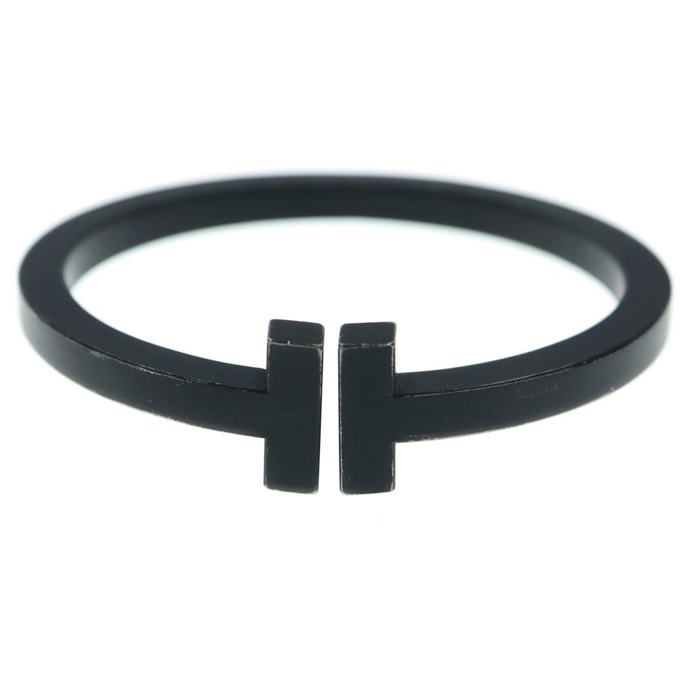 TIFFANY - Co. ティファニー Tスクエア ブレスレット バングル ブラックコーティング