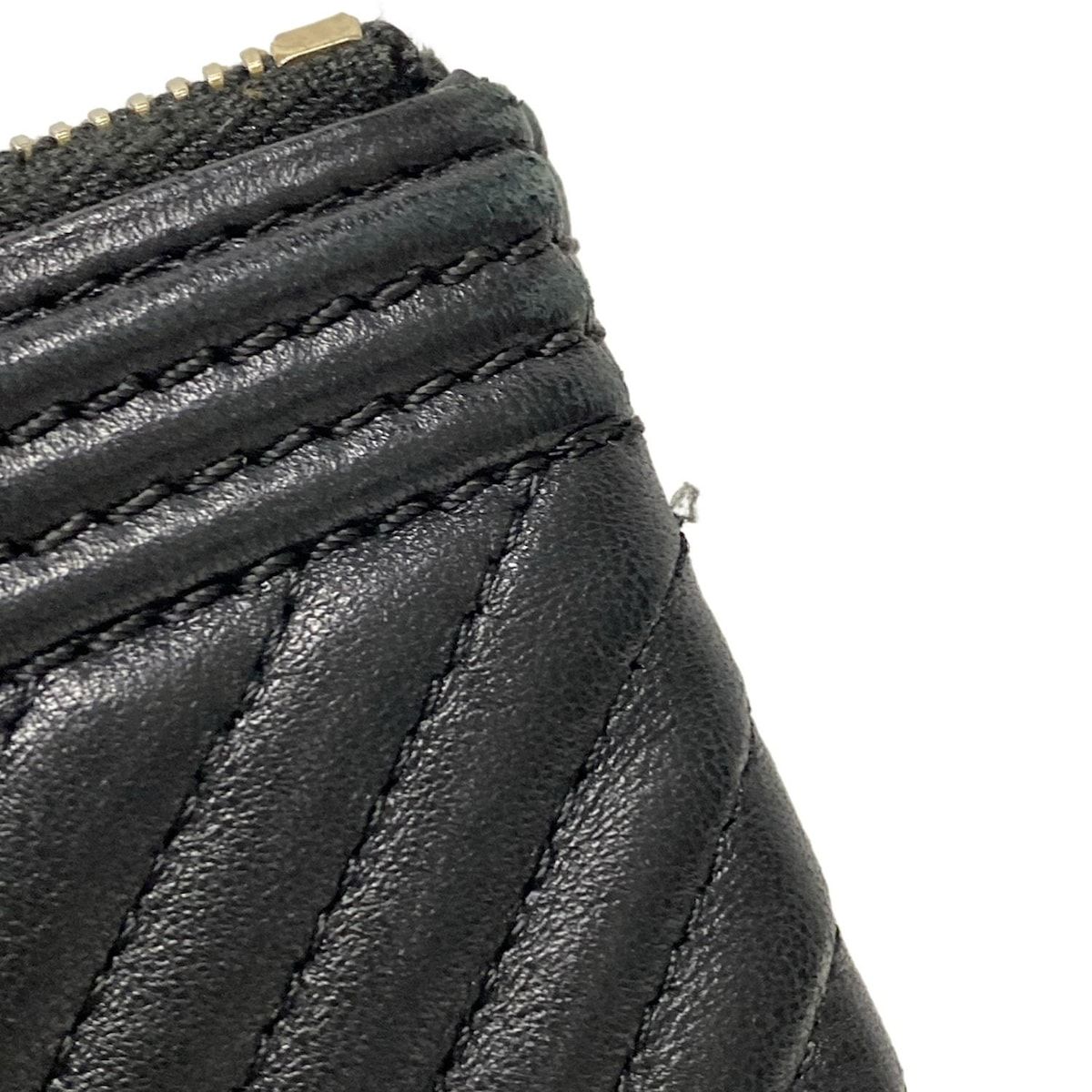 クラッチバッグ Vステッチ