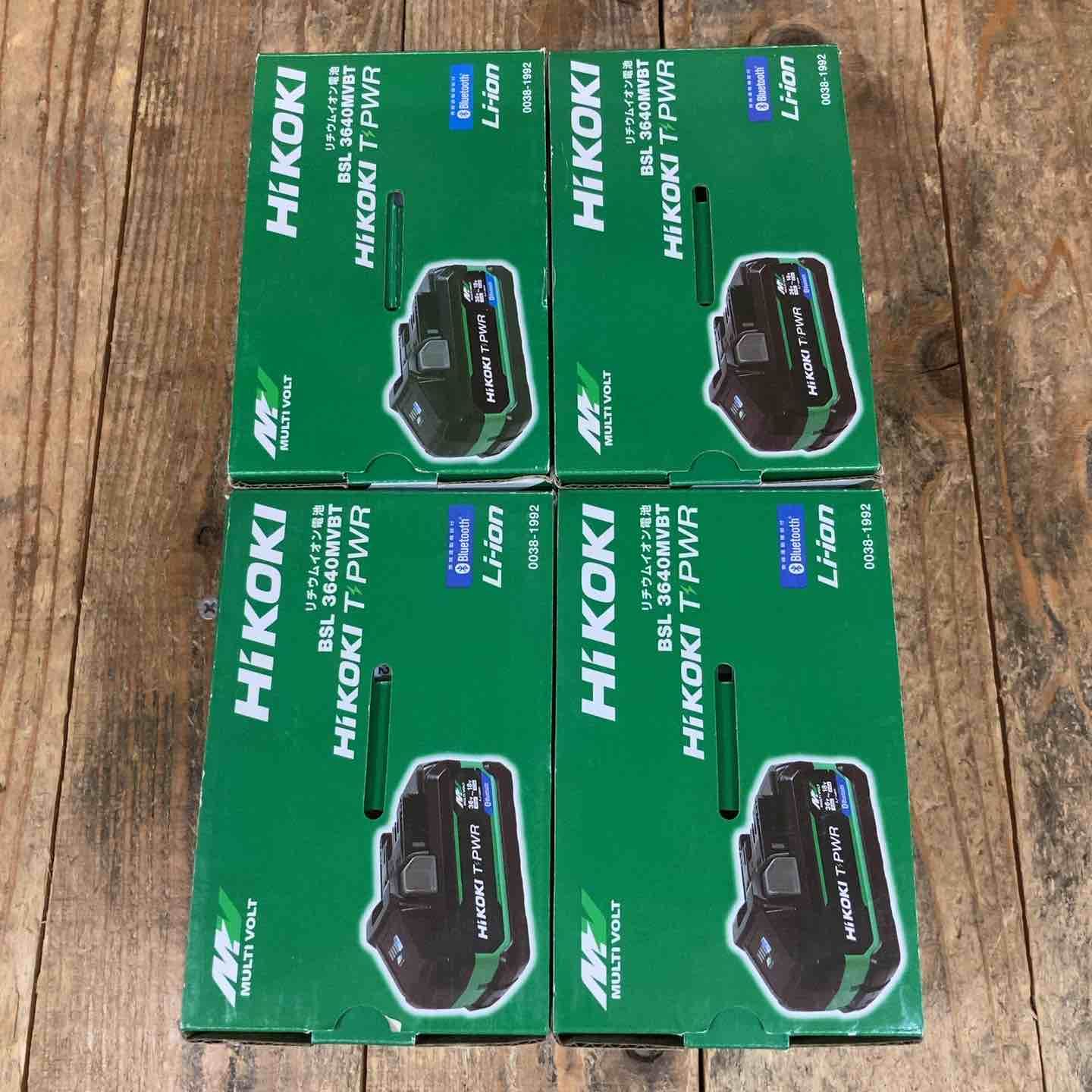 純正品 ハイコーキ HIKOKI リチウムイオンバッテリー 36V 4.0Ah BSL3640MVBT 4個セット 所沢店 BRIGHTFACE_UK
