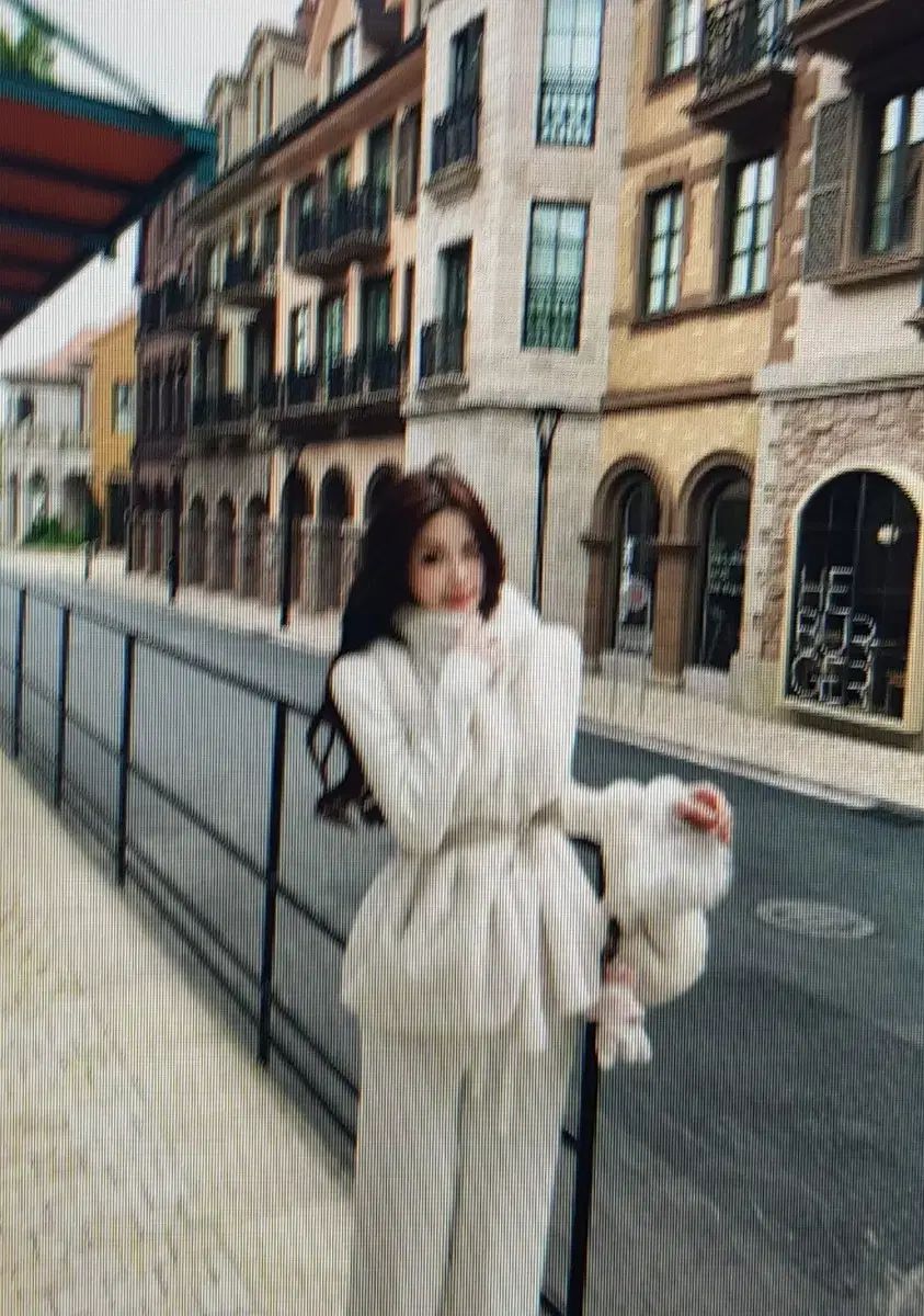 海外配送 ファー ベスト タートルネック 長袖 ニットTシャツ ワイド 起毛パンツ セット MAAHADDERANG_COM