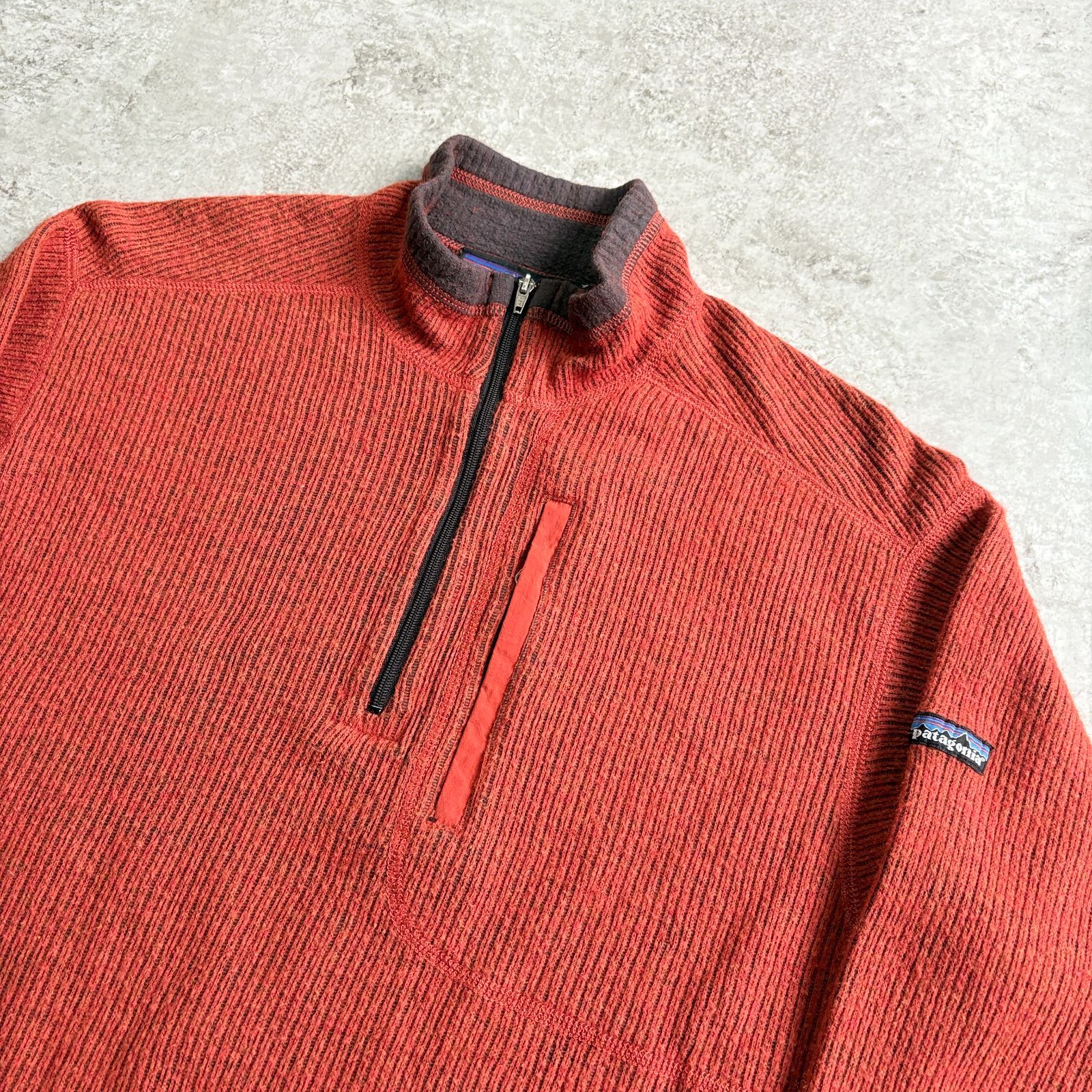 01年 USA製 Patagonia Oberland Pullover 00s 2001年 USA製 patagonia Oberland Pullover 【 orange