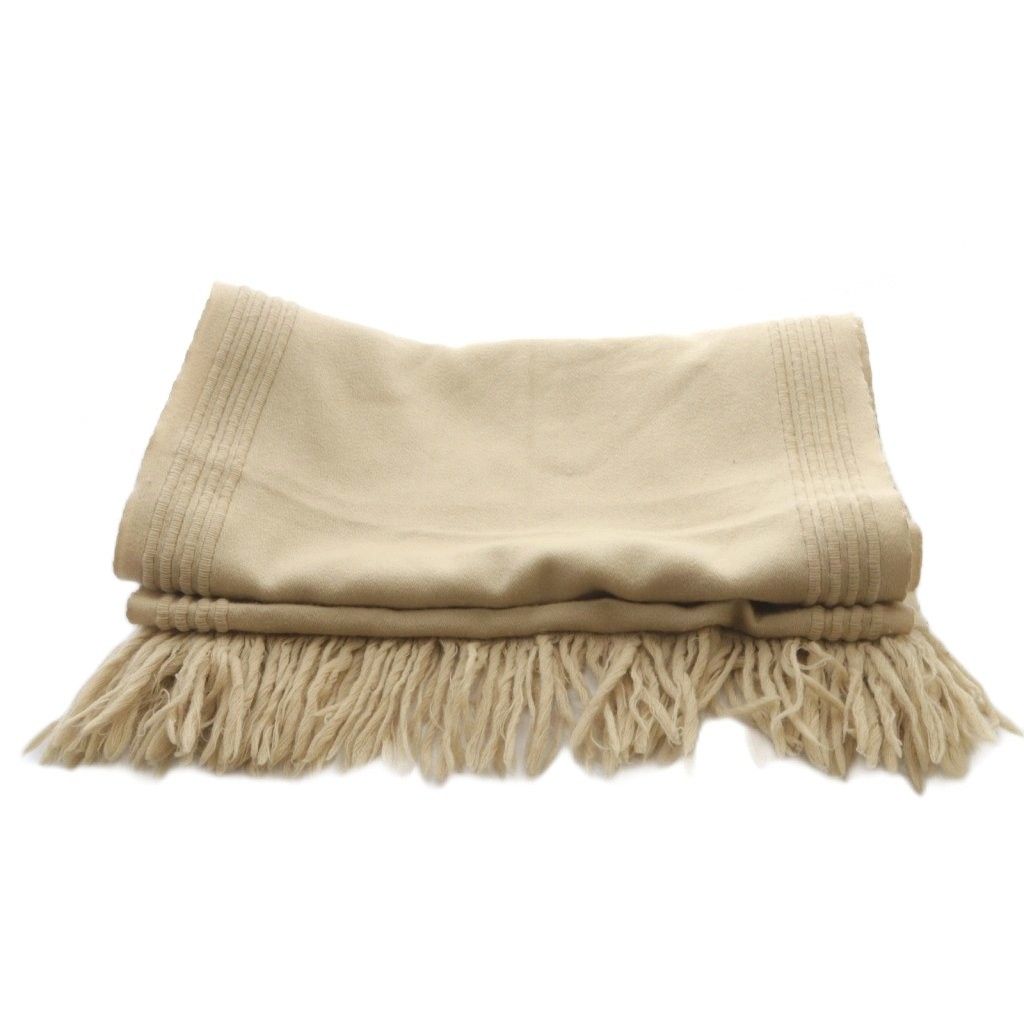 グッチ GUCCI フリンジ ストール マフラー ベージュ