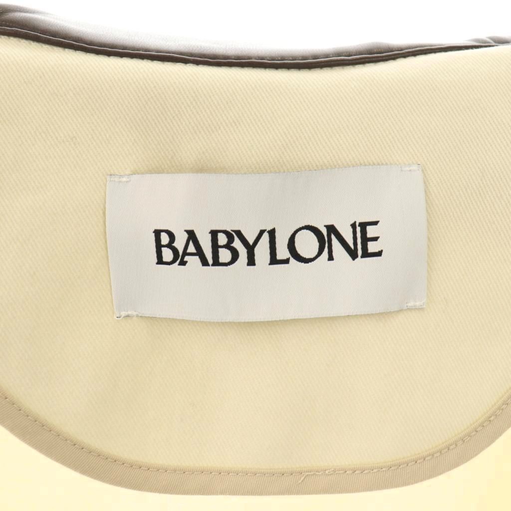 バビロン BABYLONE 25AW コットンカルゼバイ ブルゾン F ライトベージュ ブラウン DO OS GULLKHAN_COM