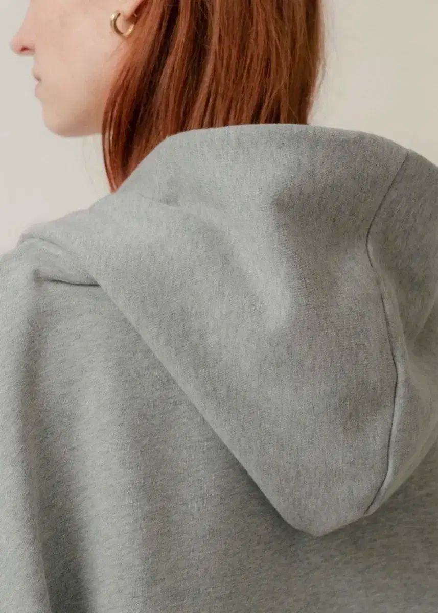 UMER ESSENTIALS エッセンシャルズ 起毛 フード ジップアップ オートメランジ