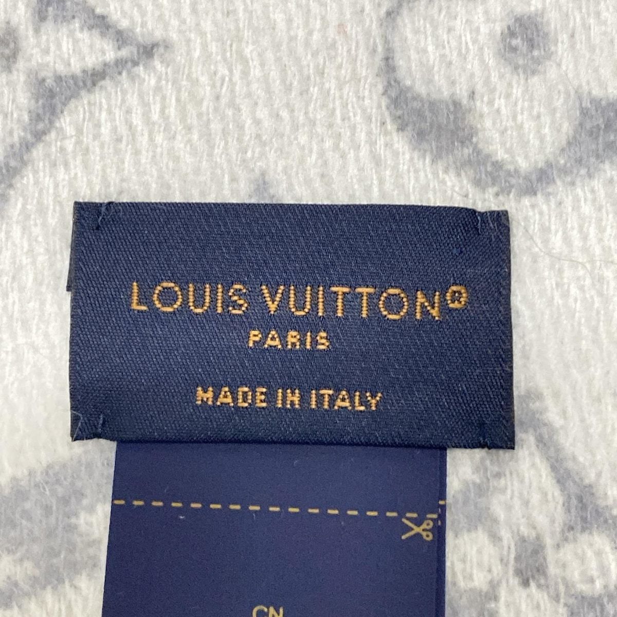 LOUIS VUITTON ルイヴィトン マフラー ゲームオン マフラー ゲーム オン M77641 グリ カシミヤ